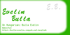 evelin bulla business card